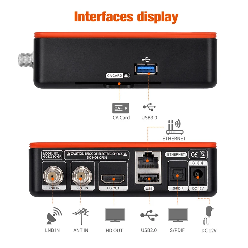 ТВ-приставка GTmedia Combo Android 9 0 спутниковый ТВ-ресивер с DVB T2/S2/SX2/T2/ATSC/ISDBT H.265 4K Смарт