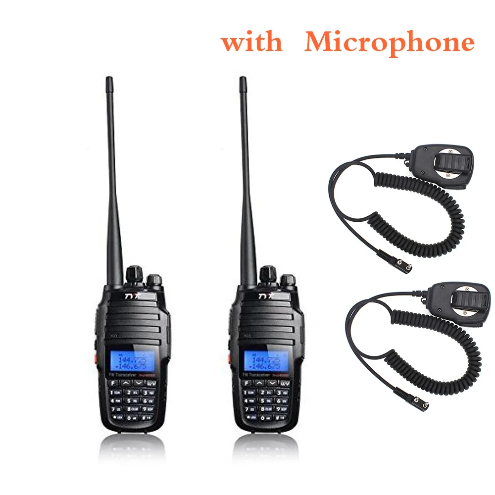 add MIC 2 шт./лот обновленная версия перекрестный репитер функция VHF UHF TYT TH-UV8000D Любительское радио 10 км Высокая 10 Вт Охота портативная рация - Цвет: add MIC