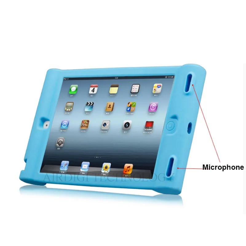 Для iPad 9 7 &quot(2017 2018) A1822 A1823 A1893 A1954 детский безопасный противоударный резиновый