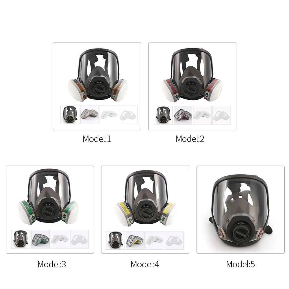 

New Dust Face Gas Mask Dust Cartridge Anti-virus Mask Respirator for Protection From Chemicals Harm Spraying Painting