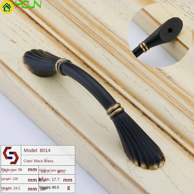 Классический китайский шкаф для обуви ручка из чистой меди шкафчик с выдвижными