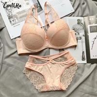 cynthra underwear for women sexy lace push up bralette section breathable female large underwear set plus size lingerie bra