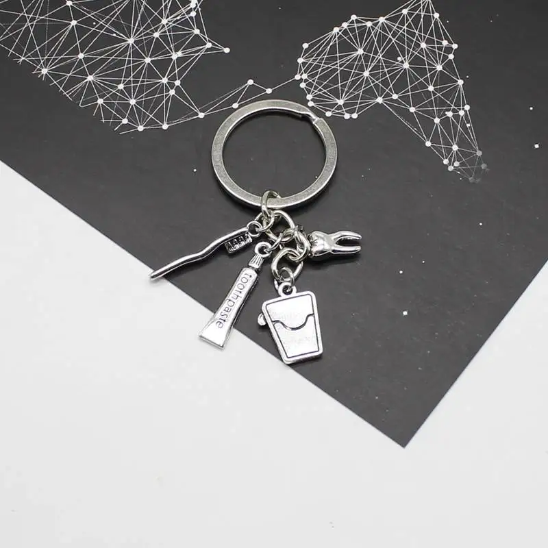 Зубная паста зубная щетка брелок для ключей|Брелоки| |