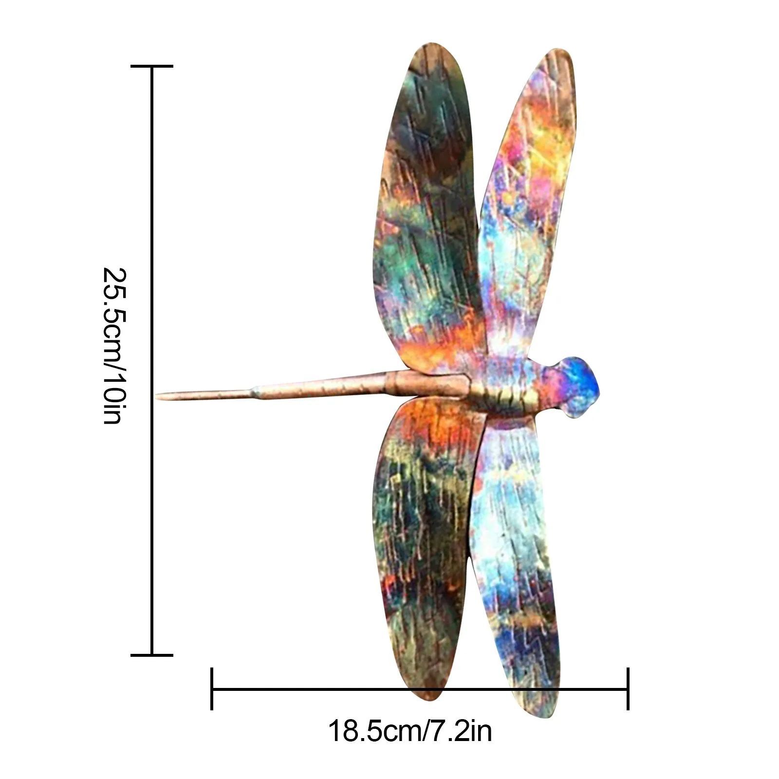 

Metal Dragonfly Wall Artwork For Garden Decoration Miniaturas Animal Outdoor Statues And Sculptures For Yard Decoration#g3