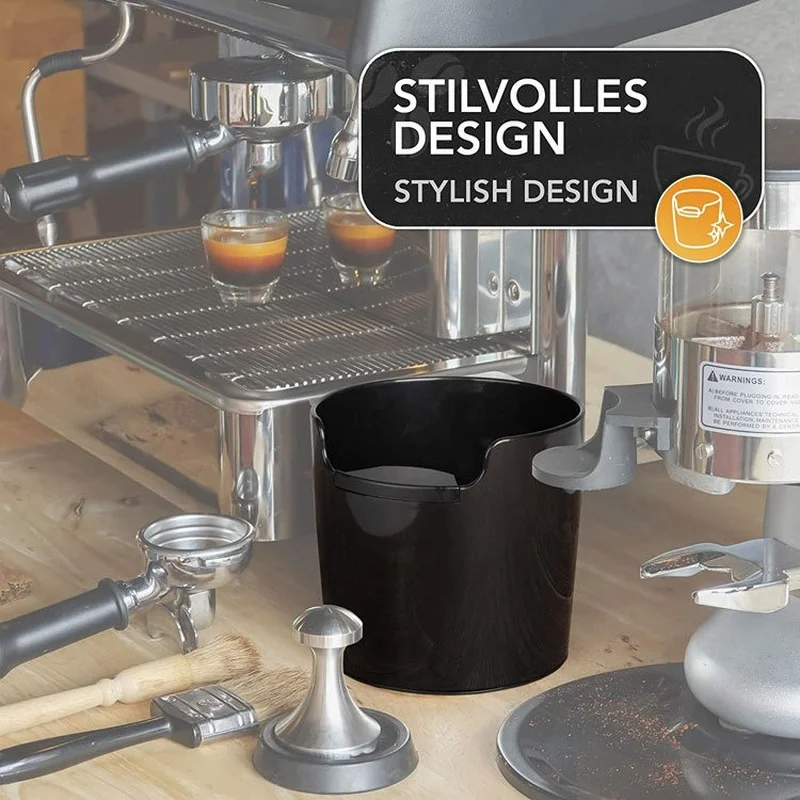 

Creative Coffee Powder Bucket Residue Bucket Italian Press Box Barista Tool Coffee Corner Barista Coffee Distributor Accessories