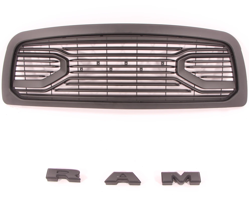 

Front Grill Bumper Grille Fits For 2009-2013 Dodge Ram 1500 Front Black Grill