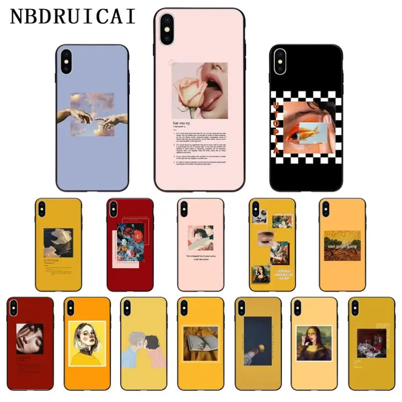 NBDRUICAI розовый эстетика песни высокое качество чехол для телефона iPhone 11 pro XS MAX 8 7 6 6S