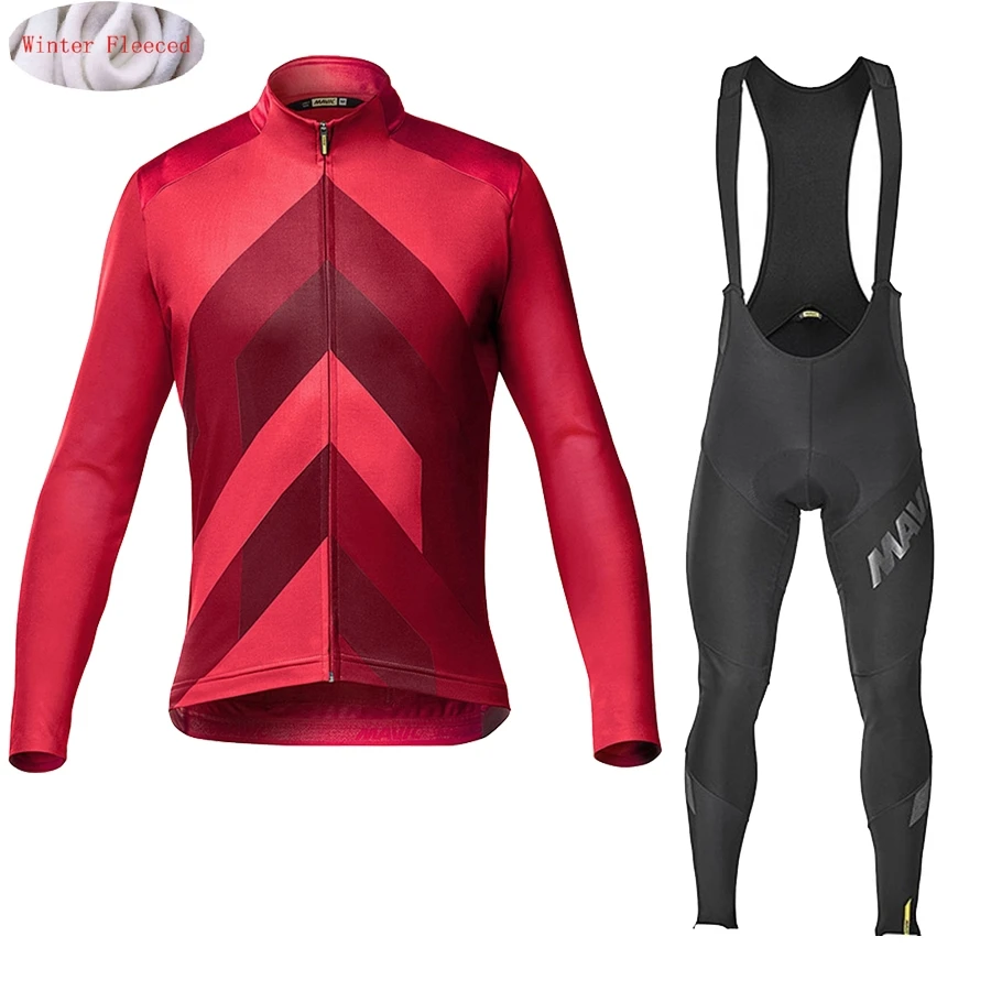 

2020 Зимняя Теплая Флисовая одежда для велоспорта, мужской костюм из Джерси, спортивная одежда для езды на велосипеде и горном велосипеде, ком...