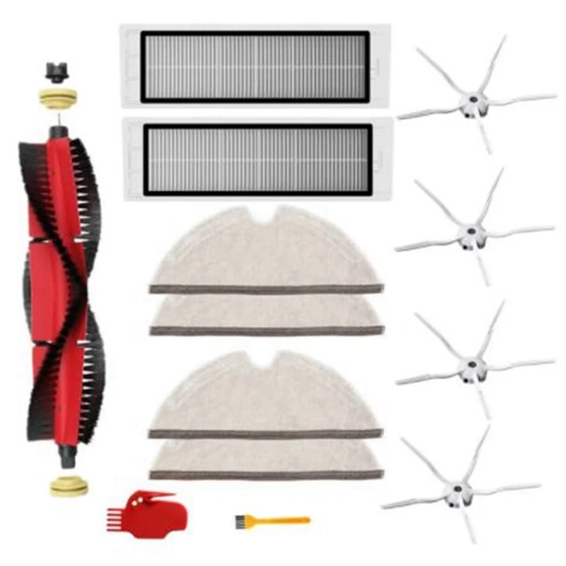 

TOP!-Main Brush Side Brush Filter for Xiaomi Roborock S6 S60 S65 S5 MAX Vacuum Cleaner Accessories