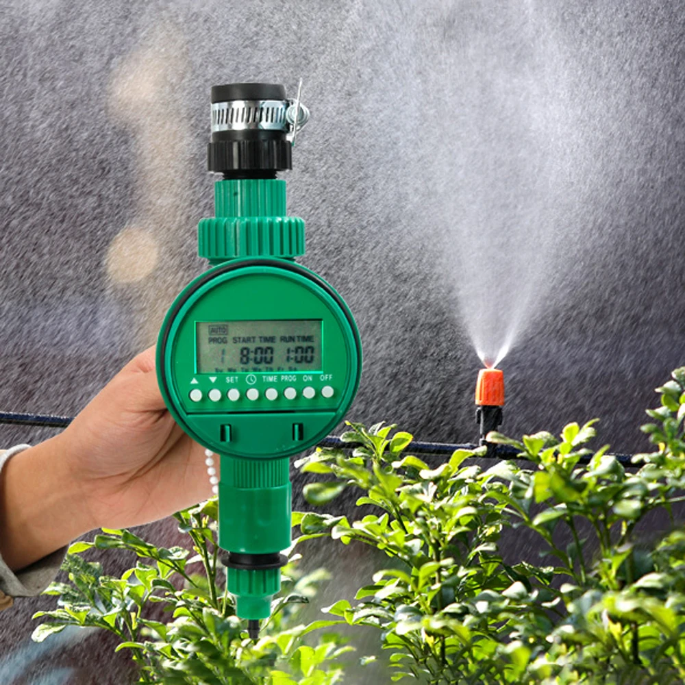 Таймер для полива 4 ходовые разъемы крана интерфейс с резьбой 3/4 инструмент