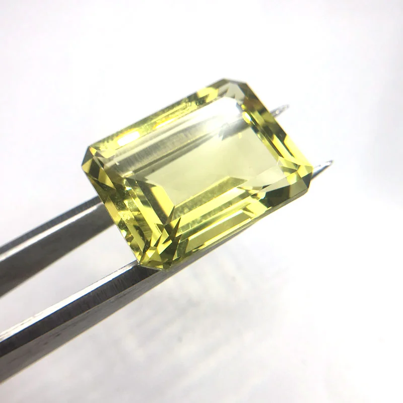 CSJ натуральный лимон кварц незакрепленный драгоценный камень 16*20 мм 21.5Ct для Diy
