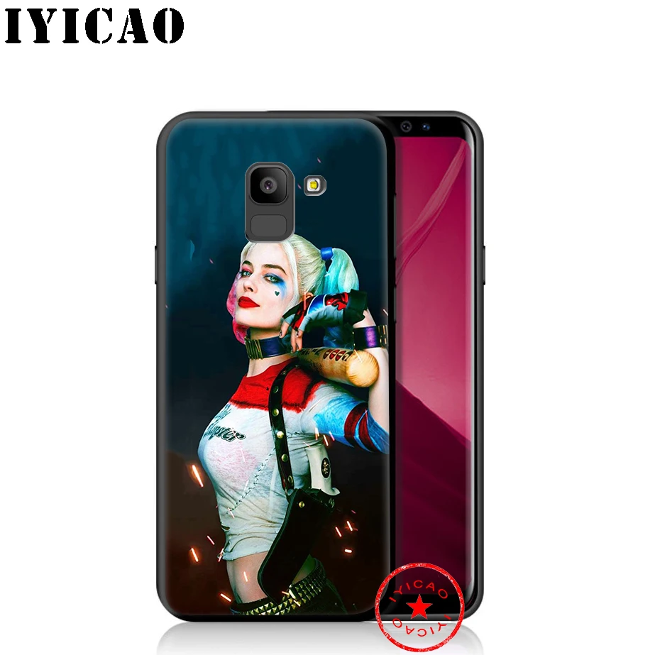 IYICAO Харли Куинн самоубийцы отряд мягкий чехол для телефона samsung Galaxy A9 A8 A7 J6 A6 плюс