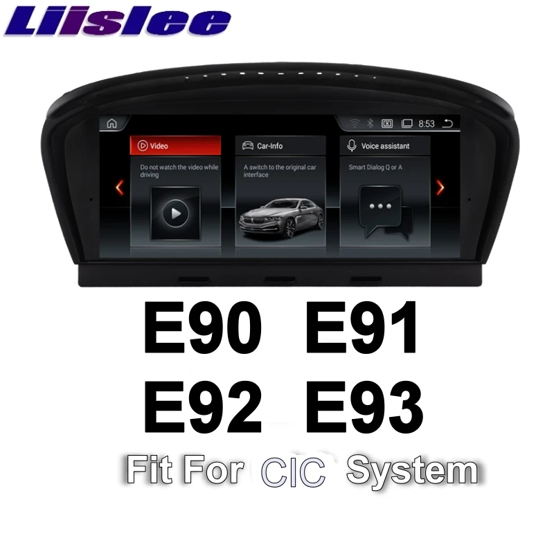 Для BMW 3 E90 E91 E92 E93 2009 ~ 2012 CIC EVO ID7 Android LiisLee Автомобильная мультимедиа GPS карта аудио
