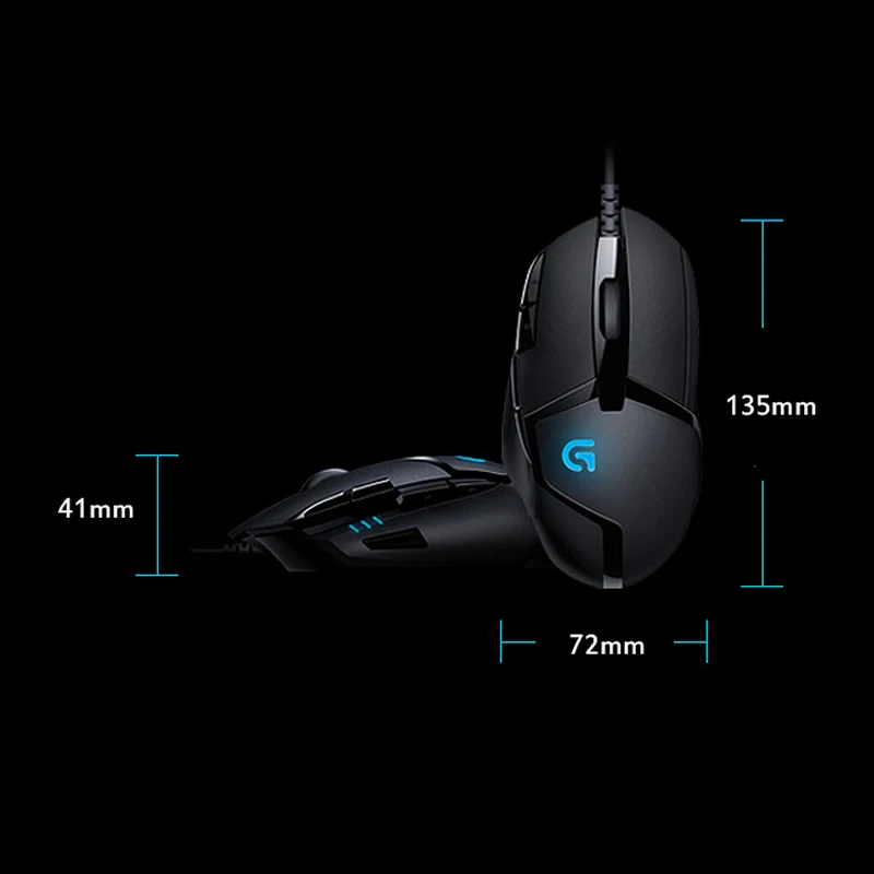 Оригинальная игровая мышь G402 Hyperion Fury оптическая 4000DPI высокая скорость для ПК