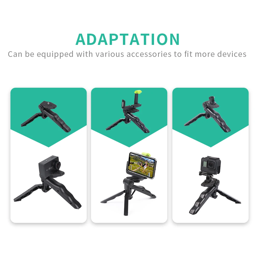 Портативный Настольный штатив для камеры GoPro Hero 9 8 7 6 5 4 SJCAM SJ 4000 Xiaomi Yi Lite 4K Sony DSLR SLR