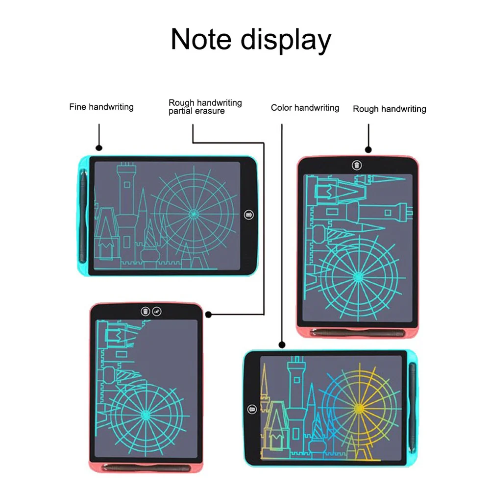 

12 Inch Digital Drawing for Kids & Adults LCD Writing Tablet Electronic Handwriting Pad ultra-thin Board graphic tablet