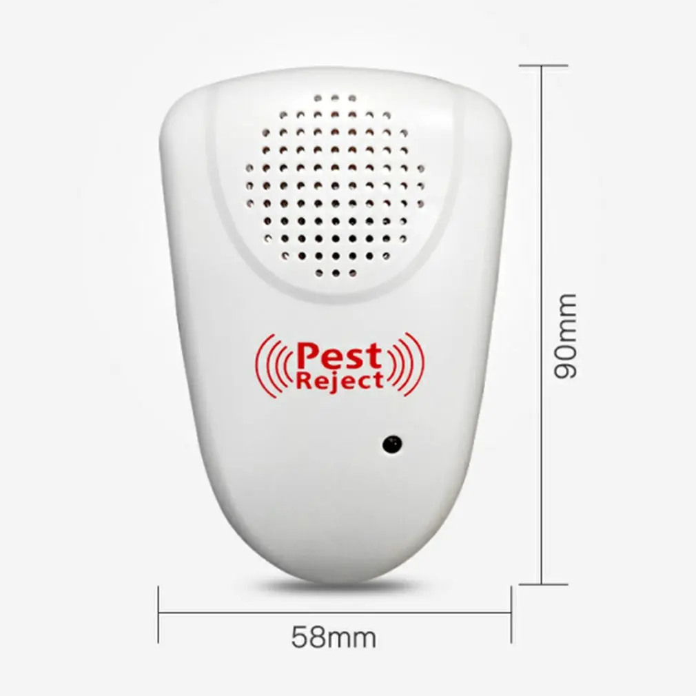Ultrasonic Pest Repeller Mosquito Repellent Mice Ant Spider Cockroach Nonradiative Insecticide Electronic Device 1804 | Бытовая техника
