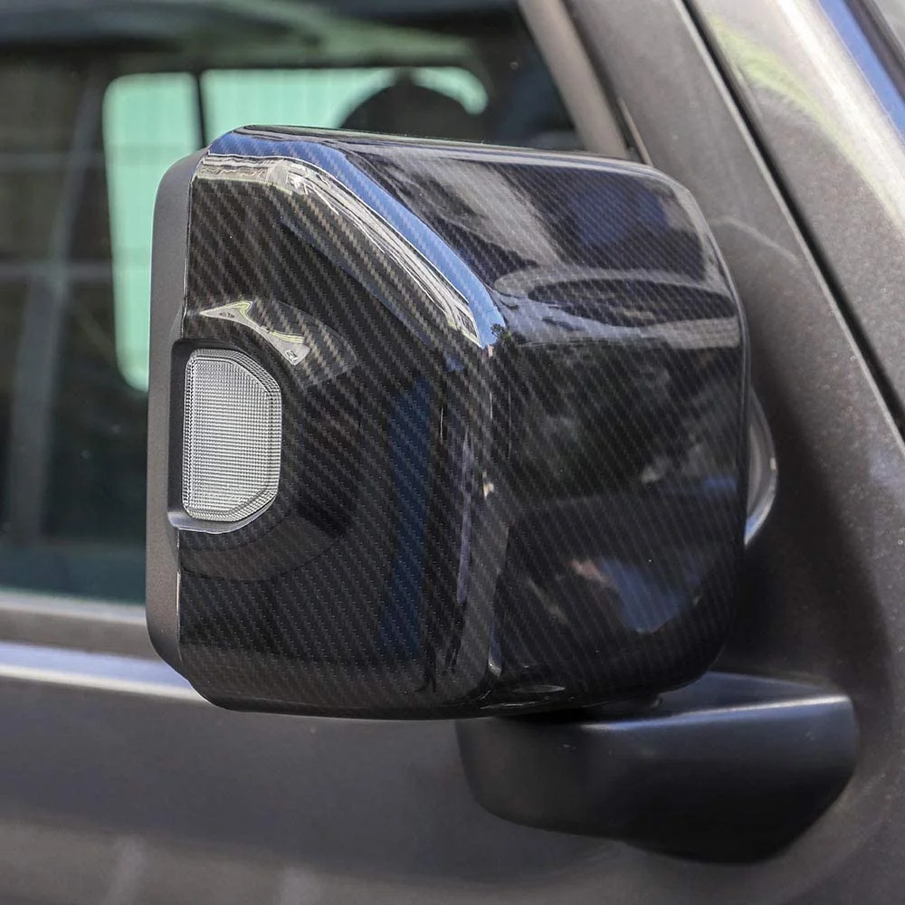 2 Шт. Декоративное покрытие для заднего вида зеркала с защитной стикером для Jeep Wrangler JL JLU 2018 2019 2020.