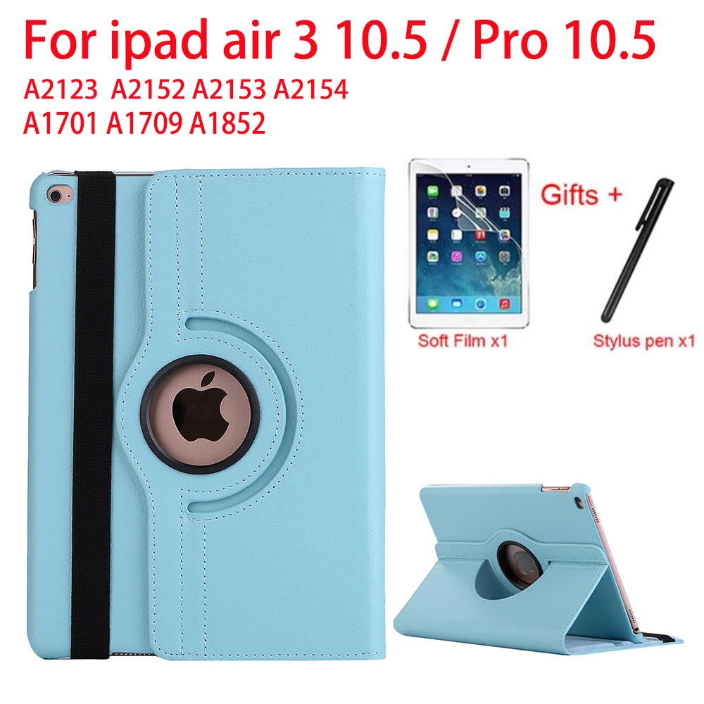 

Чехол с поворотом на 360 градусов для Ipad Air 3 10,5 2019 A2152 A2123 A2153 откидной Чехол-подставка для Ipad pro 10,5 "A1701 A1709 A1852
