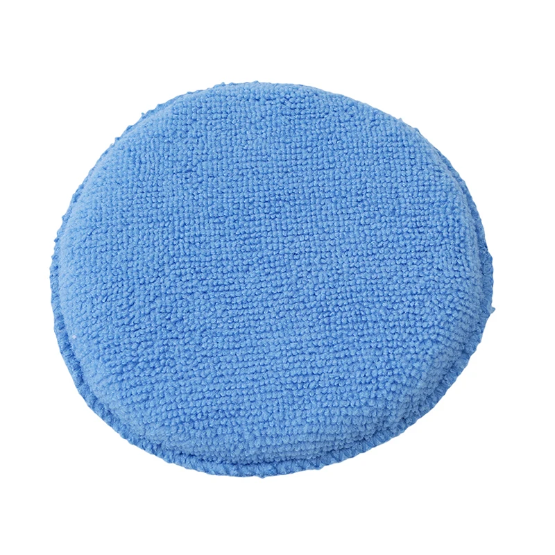 

Soft Microfiber Auto Wax Applicator Pad Polishing Sponge For Applying And Removing Wax Car Care 5pcs