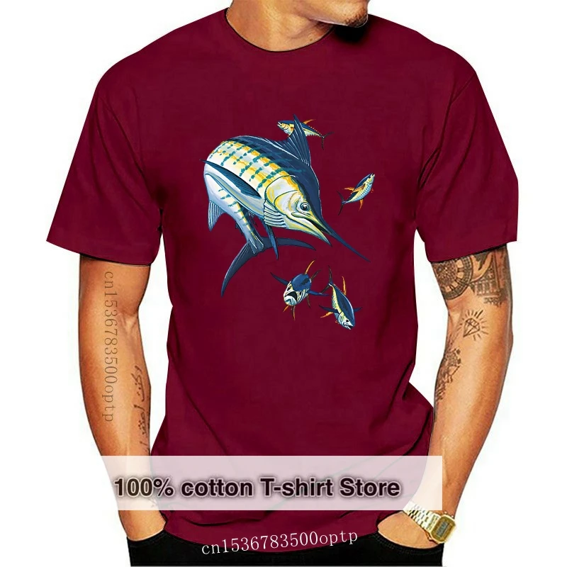 

Blue Marlin and 4 Yellowfin Tuna Fishing T-Shirt