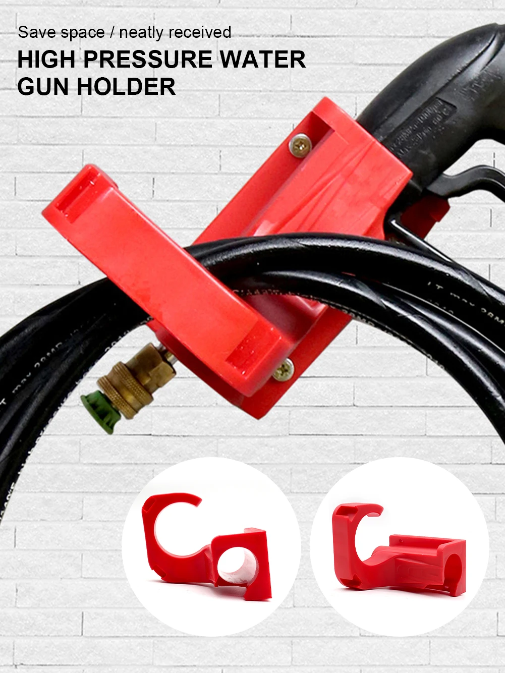 Настенные шайбы автомобиля Скоба крючок для шланга держатель хранения высокой