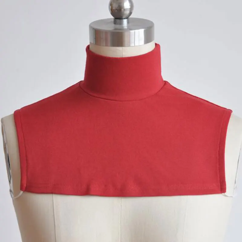 Мужской женский мужской вязаный накладной воротник удлинитель мусульманского