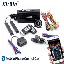 Car Alarm Intelligent Ignition System Remote Start Keyless Entry Central Locking Engine Start-Stop Button Phone APP Control Car