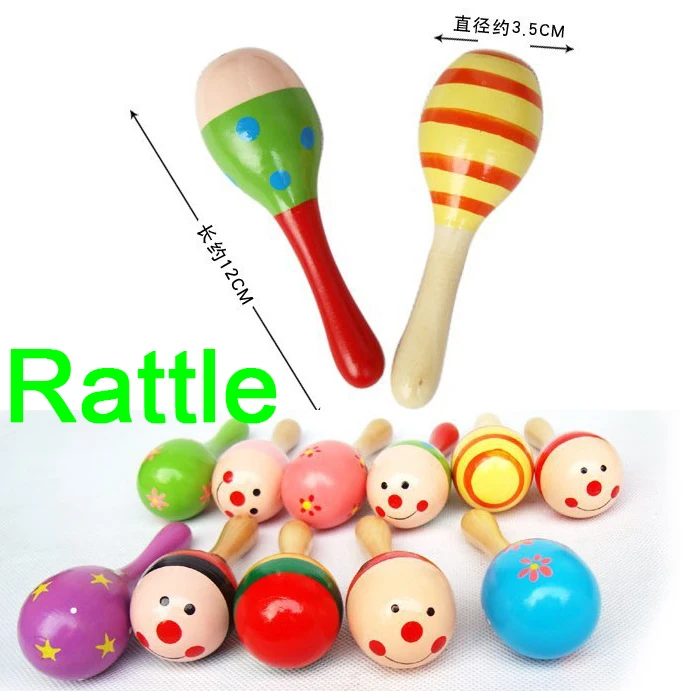 Детские погремушки детские деревянные молотки ударные развивающие Музыкальные
