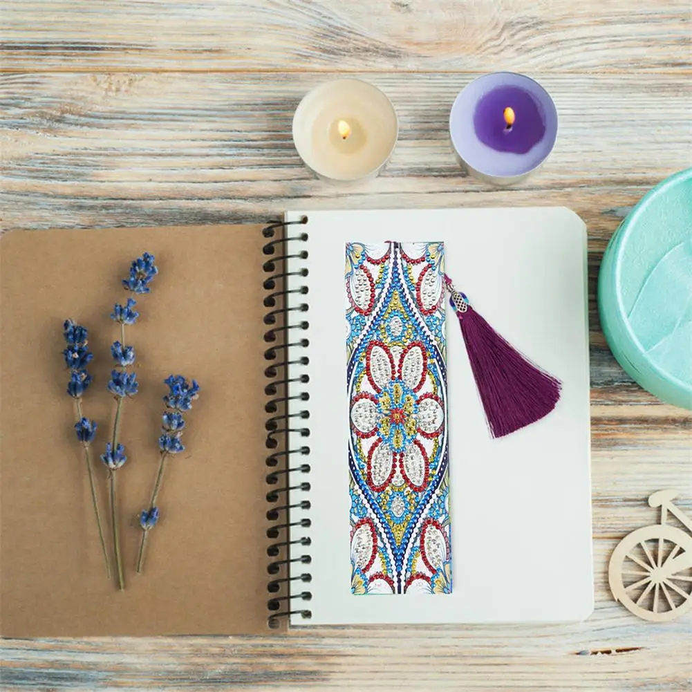 Набор для изготовления кожаных закладок с алмазной росписью инструмент