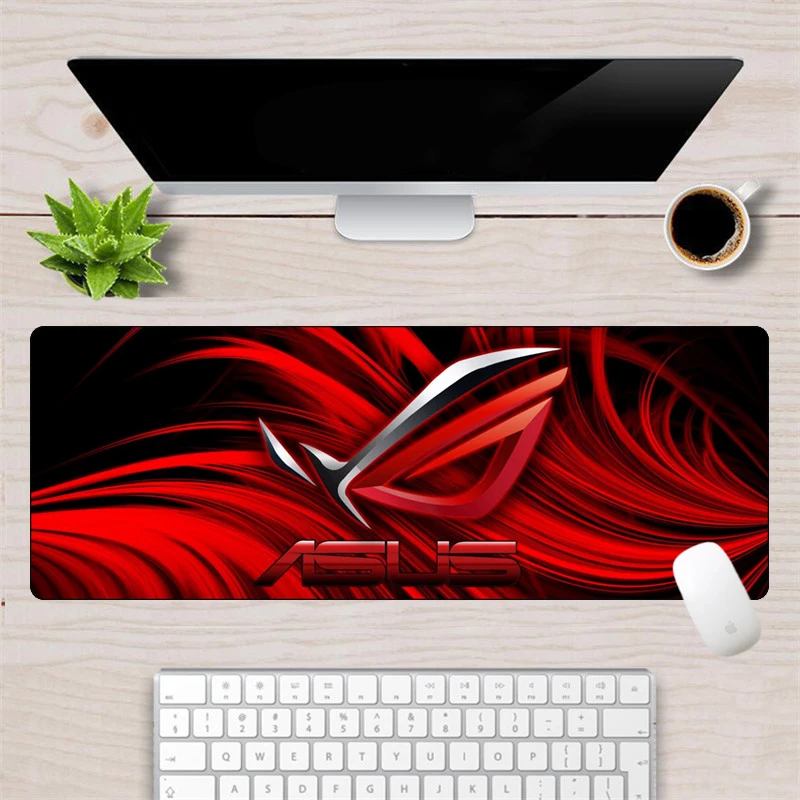 Большой скоростной игровой коврик для мыши Asus Otaku 80x30 см прочный резиновый