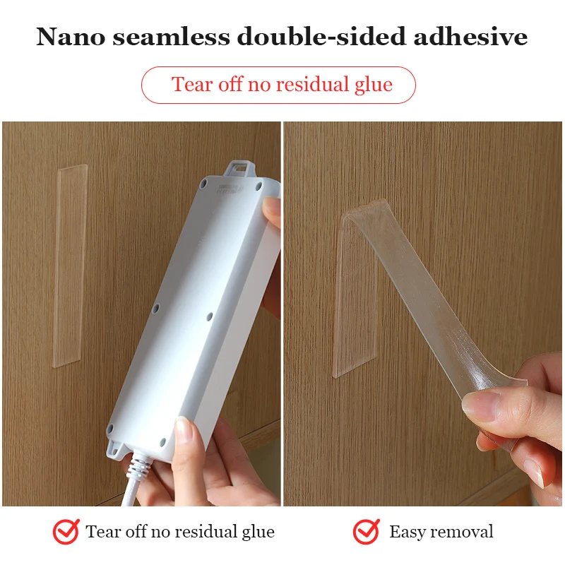 Двусторонняя лента Gekkotape прозрачная водонепроницаемая клейкая Ширина 30 мм