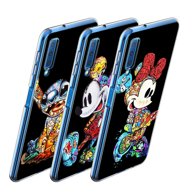 

Mickey Tattoo Cartoon For Samsung A8 A9 Star A7 A9 A6 Plus 2018 A3 A5 2017 2016 A750 A6S A8S Transparent Phone Case