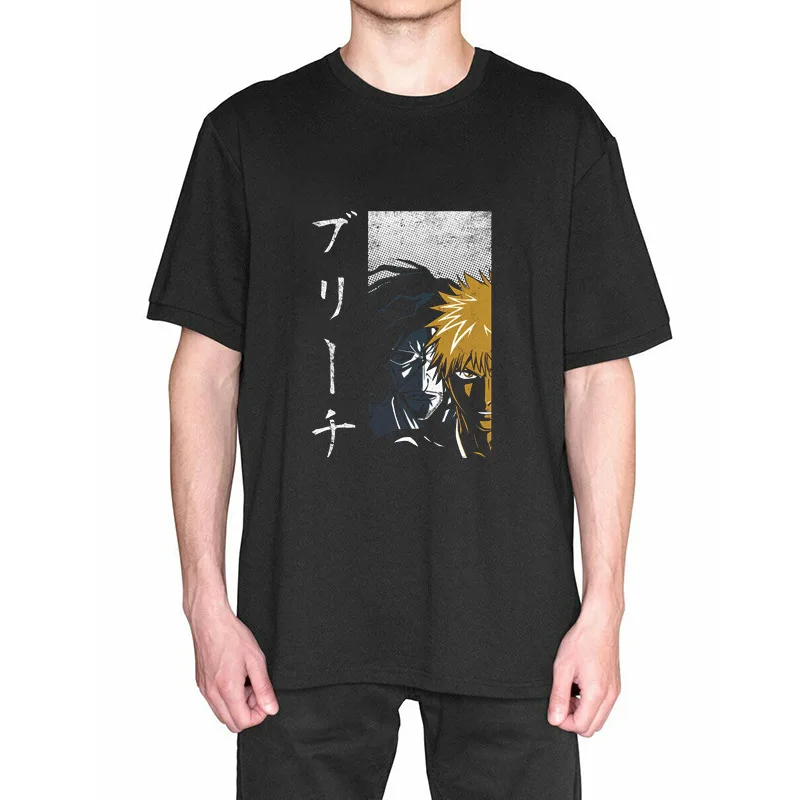 

Cartoon print oversize men's T-shirt hip-hop cotton T-shirt O collar summer Japanese women's T-shirt 4XL fashion loose T-shirt