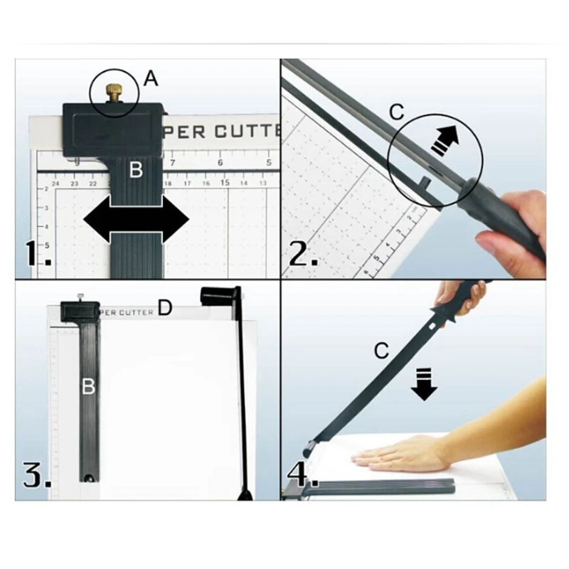 

829-4 Manual Cutter A4 Cutter Cutter Cutter White Office Cutter