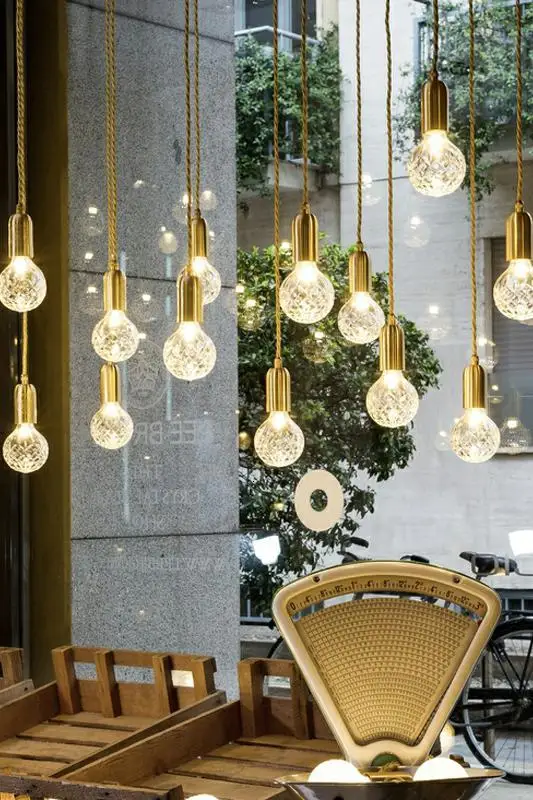 Лампа бар платформа ресторан лампа спальня прикроватные лампы и фонари прохода