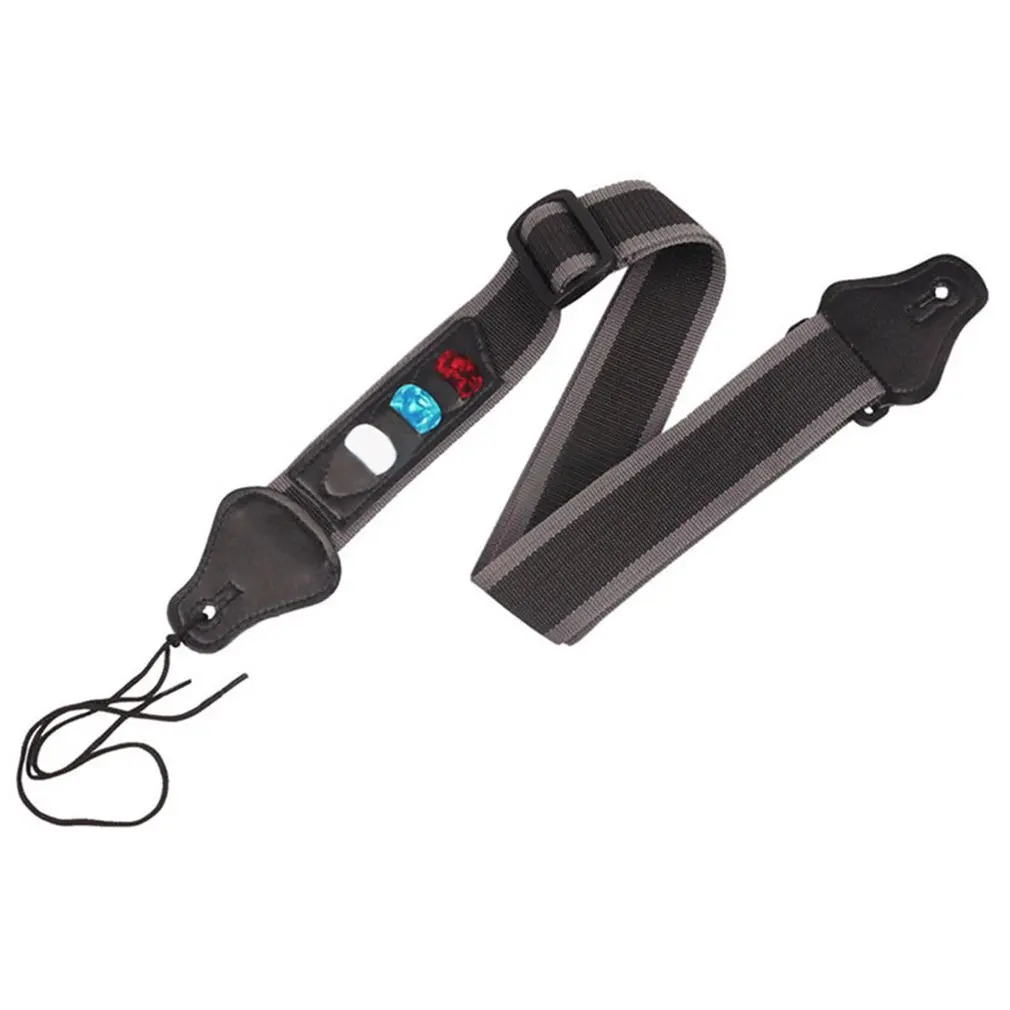 

Adjustable Simple Design Acoustic Electric Guitar Strap Electric Acoustic Bass Guitar Strap Belt Guitar Accessories