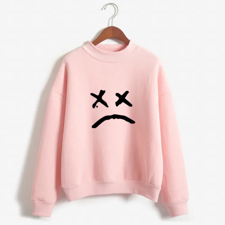 Розовые толстовки корейские худи и для женщин Kawaii Girl Милые женские негабаритные