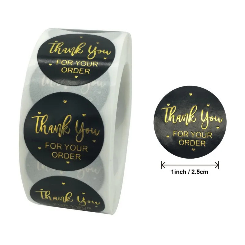 

Thank You Sticker Labels Round With Blurred Background 500 Stickers Per Roll For Birthdays Weddings Giveaways Bridal Showers