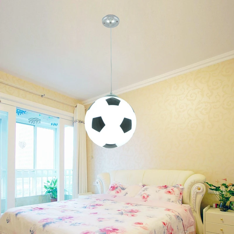 Unique Football Chandelier Lampshade Ceiling Ball Lamp Shade Home Garden Decoration Lighting Supplies | Лампы и освещение