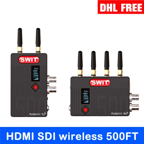 SWIT Беспроводная FLOW500 SDI и HDMI 500ft/150m беспроводная система передача видео|Ремни для