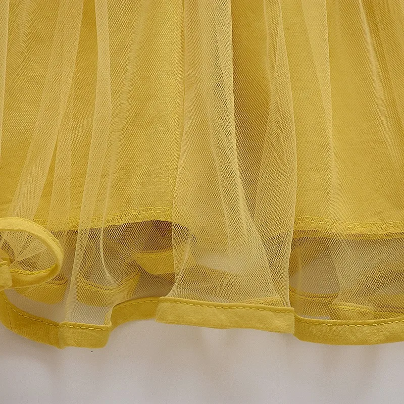 

Summer Kids Baby Girls Cotton Lace Dress Children Stitching Bottoming Sleeveless Short Sleeve Princess Dress