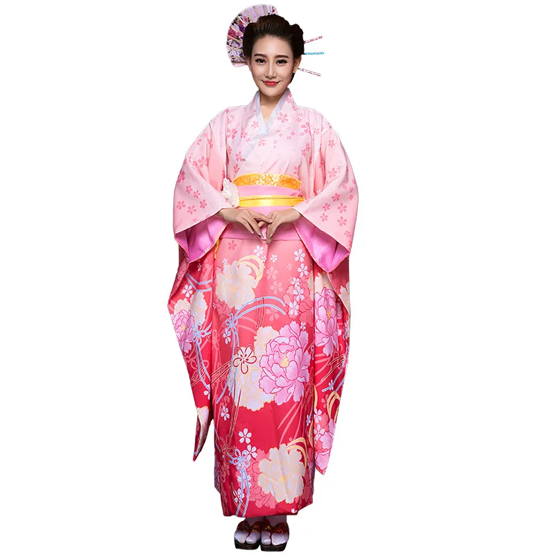 

Japanese Traditional Women's Clothing Kimono Formal Yukata Anime Performance Photo Suit Kimono Kimono Women