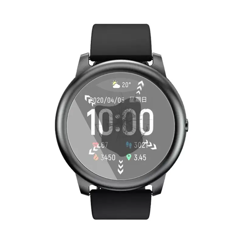 

Explosion-proof H-D Tempered Glass Film Screen Protector Full Coverage for Xiao-mi Haylou Solar Smart Watch
