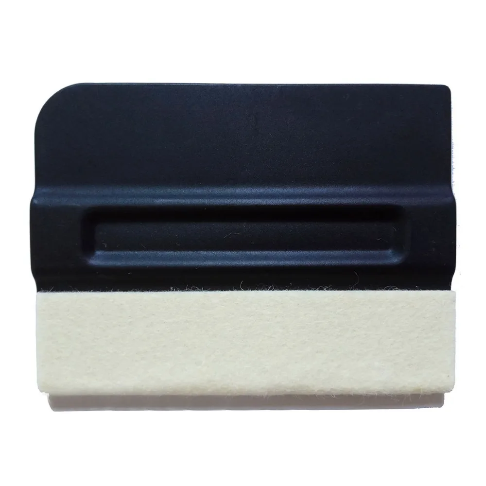 2 шт. черный резиновый скребок с добавлением шерсти и скругленным краем для Pro