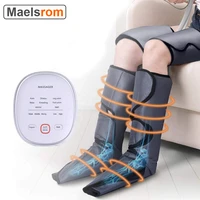 air chambers thigh leg compression foot calf massager with intermittent pneumatic vibration heated air wraps for circulation