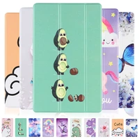 tablet for funda lenovo tab m10 hd tb x306f x306x case cute painted pu leather tpu back cover for lenovo tab m10 hd case 2nd gen