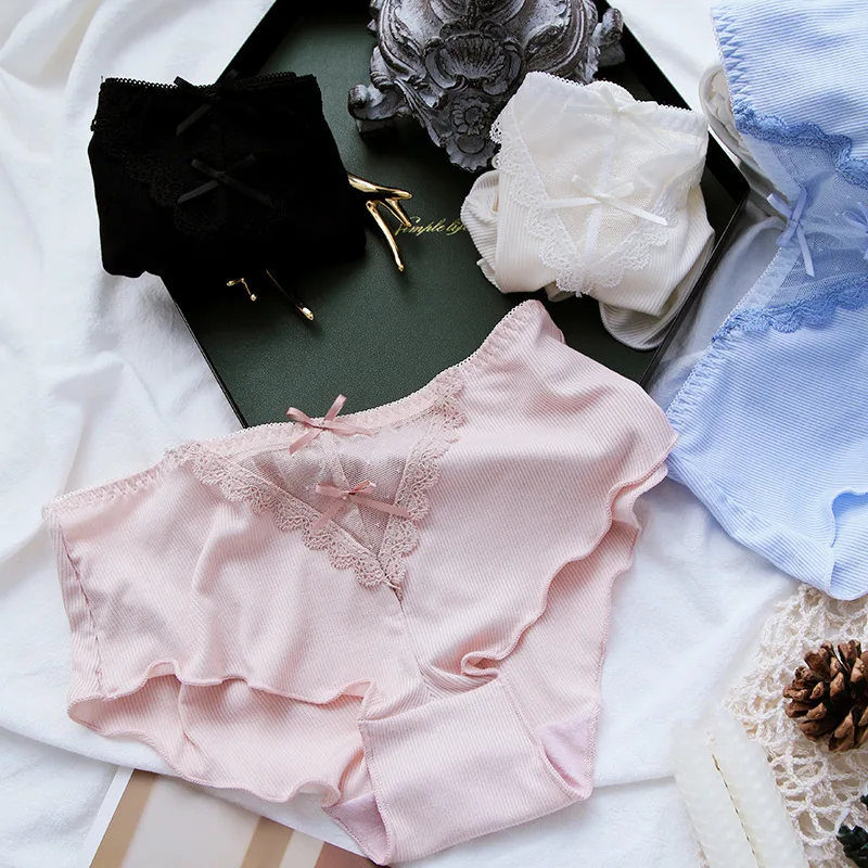 SP & CITY трусы принцессы нежных цветов для женщин ажурное лоскутное сексуальное