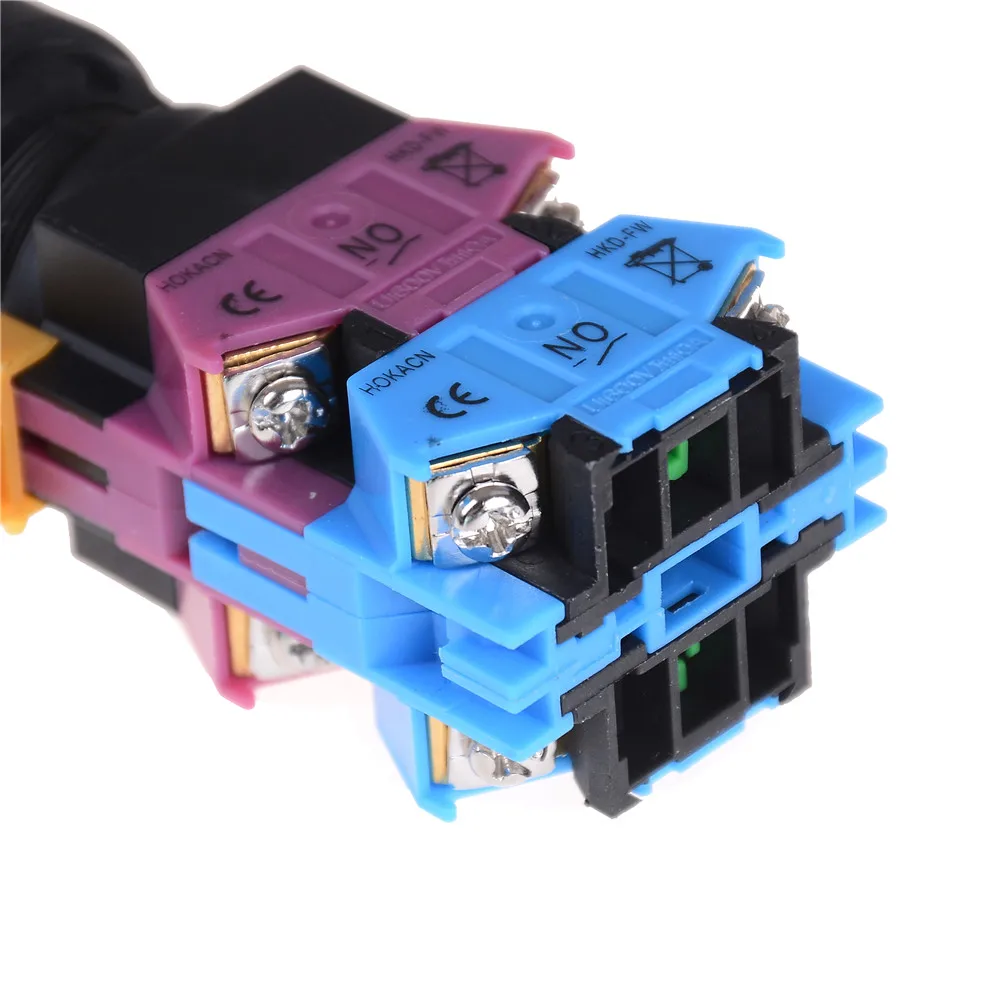 

Waterproof 4 Ways Momentary Joystick Switch 4 Position Spring Return Joystick Controller Monolever Switch HKD-FW24