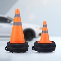 collapsible telescopic folding road safety barricades warning sign reflective traffic facilities cone for tesla model 3yxs